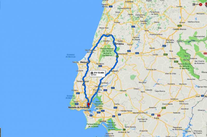Day tour Fatima Obidos