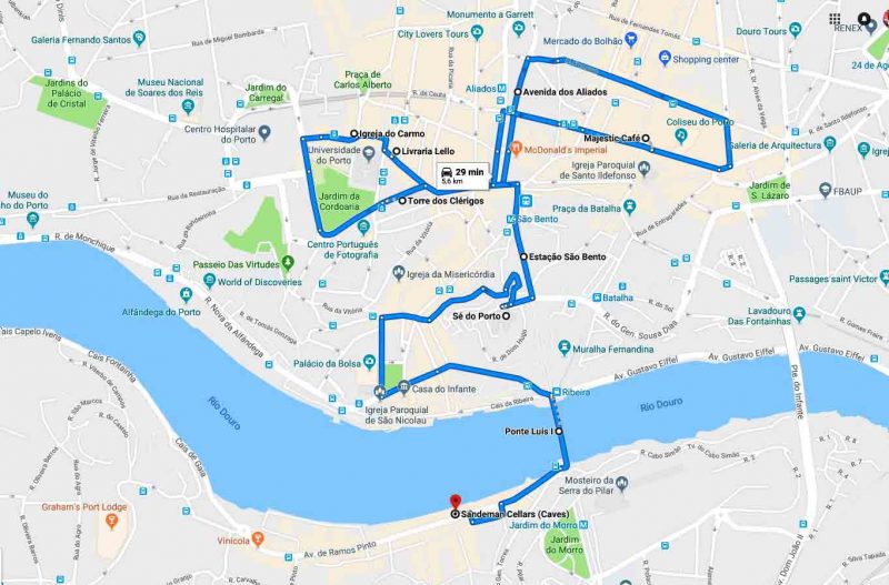 Day tour of Porto