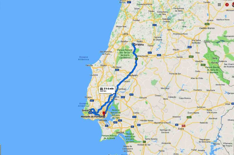 Full day tour Fatima and Sintra