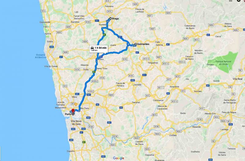 Paseo a Braga y Guimarães – 8h