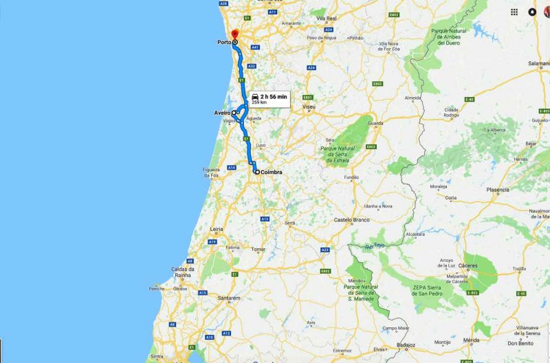 Tour Aveiro Coimbra