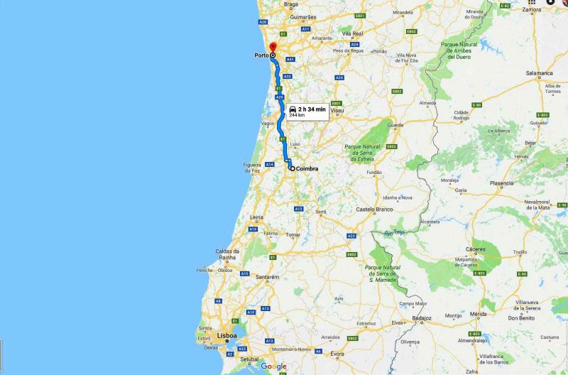 Tour Porto Coimbra