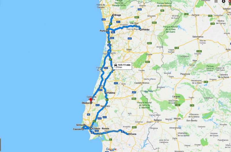 8 day trip to portugal